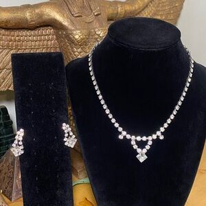 Vintage Bridgerton style Necklace and Earring Set